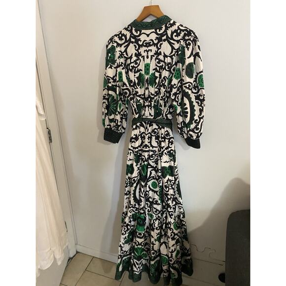 Alice And Olivia Dress Cora Volume Size Large Retails $770 - Picture 8 of 9